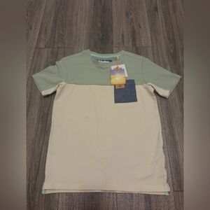 Sovereign Code Boys Color Block T Shirt Beige Size 10/12 NWT